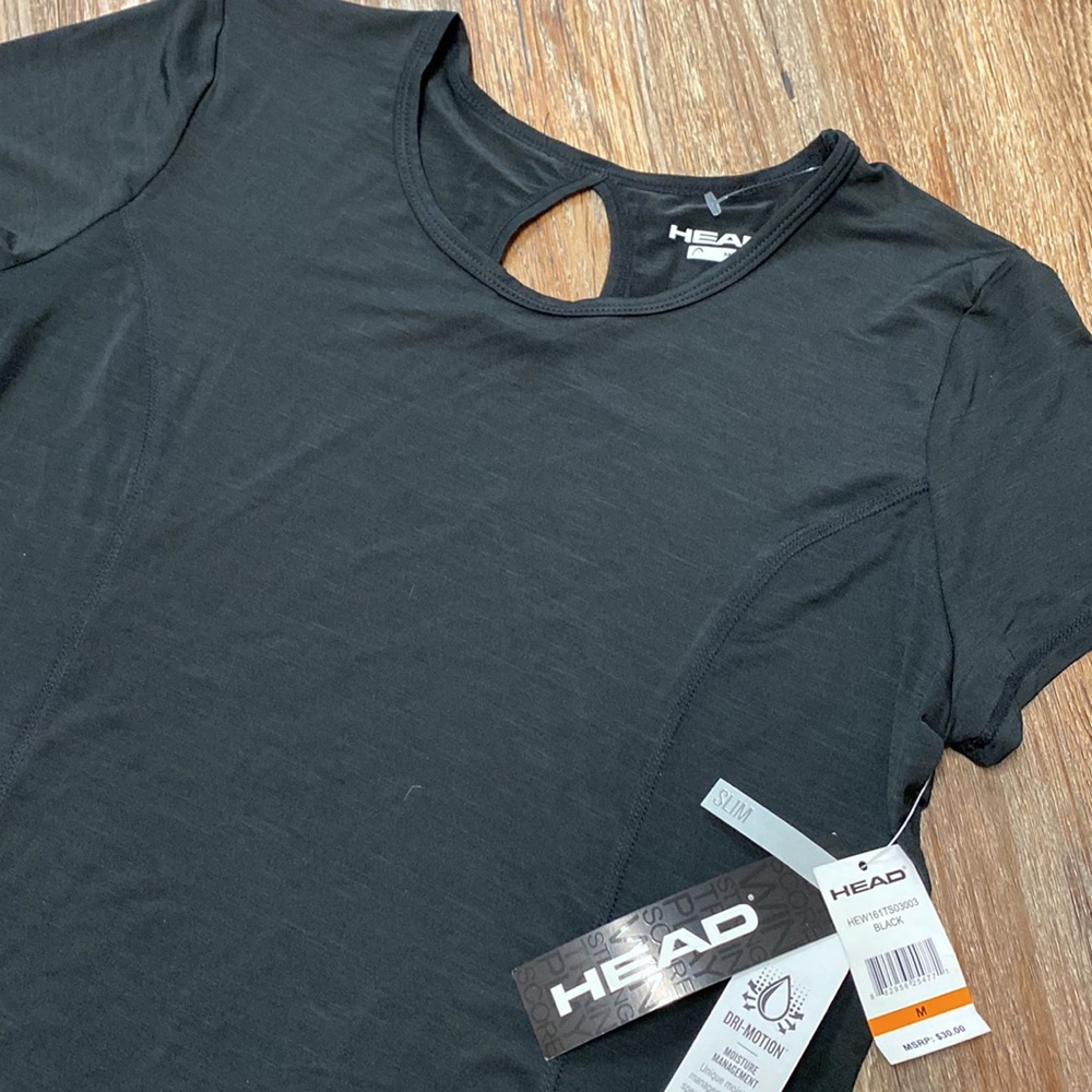 HEAD Dri-Motion Active Workout Short Sleeve Tee Top